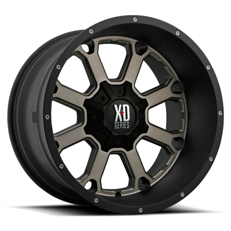 Xd Series Buck 25 Xd825 Gloss Black Milled Wheels