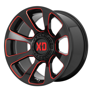 Change main image to: XD Series , Gloss Black Milled With Red Tint
